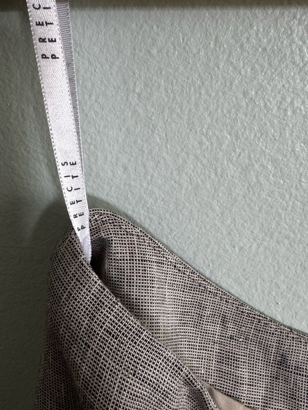 Women's Straight-Leg Linen Blend Pants - Light Gray - Picture 4 of 10